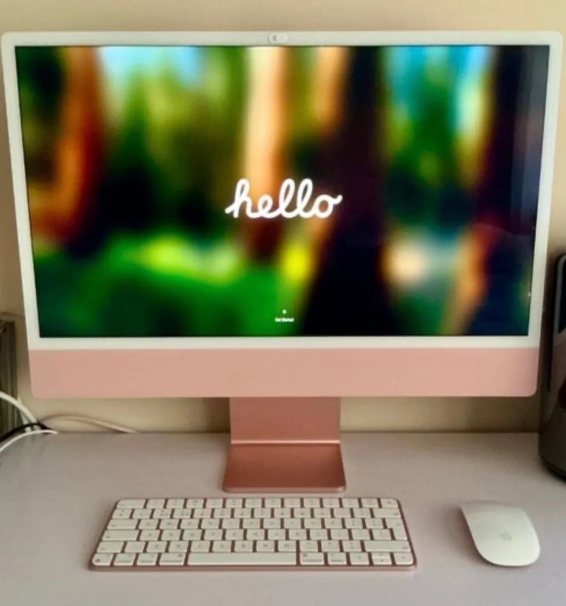 Apple iMac M1 8GB 256GB 24" Pink+ 4 years Warranty - Image 1