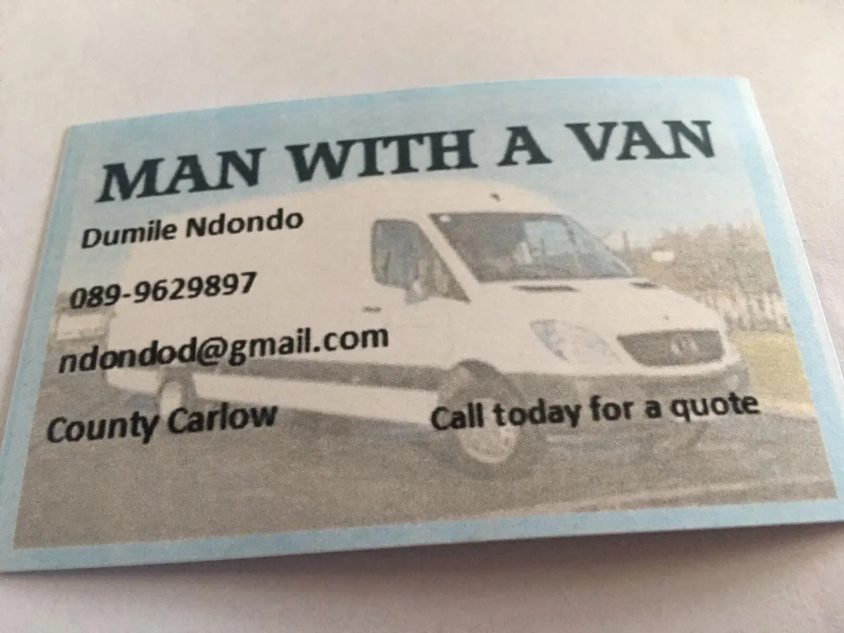 Man with a van - Image 1
