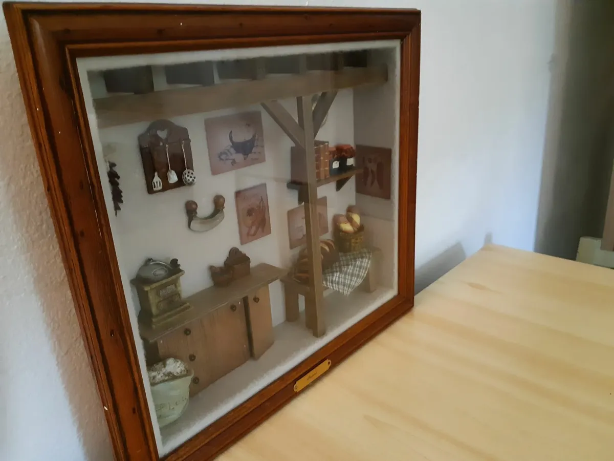 Vintage Shadow Box Diorama. - Image 1