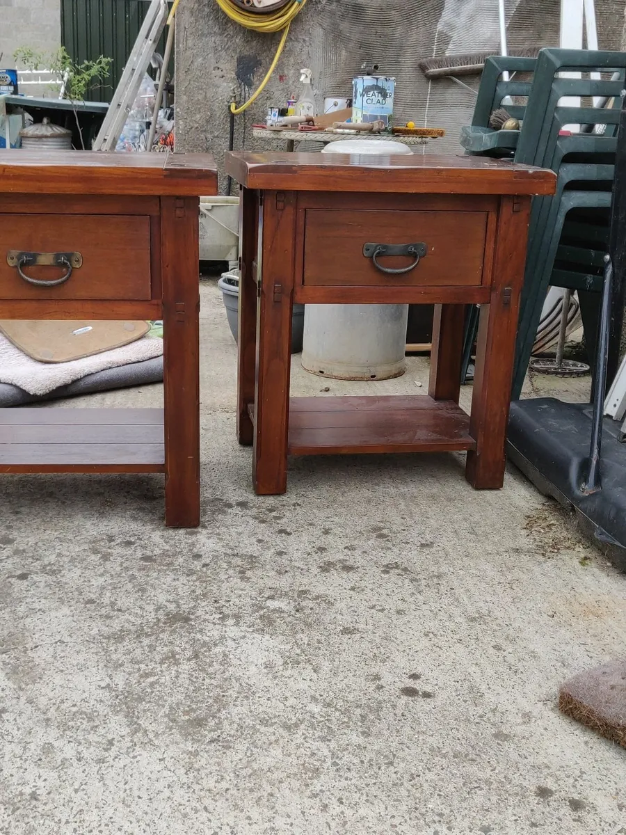 Two  vintage lockers - Image 1