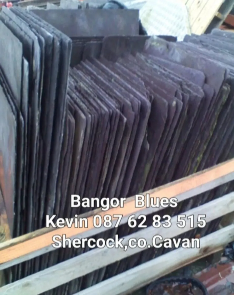 Large amount of graded Blue Bangor Slates - Image 3