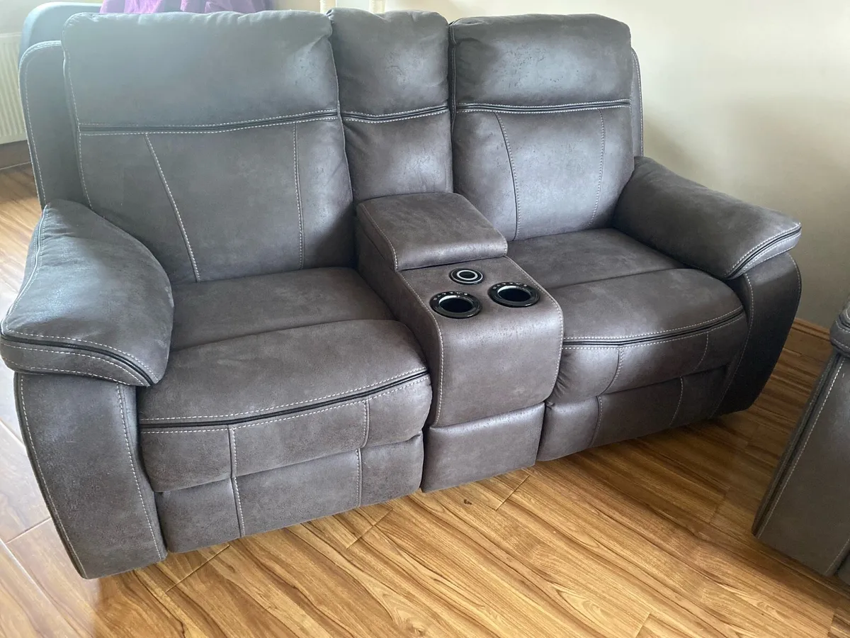 Ronan 2 seater pier recliner sofa - Image 1
