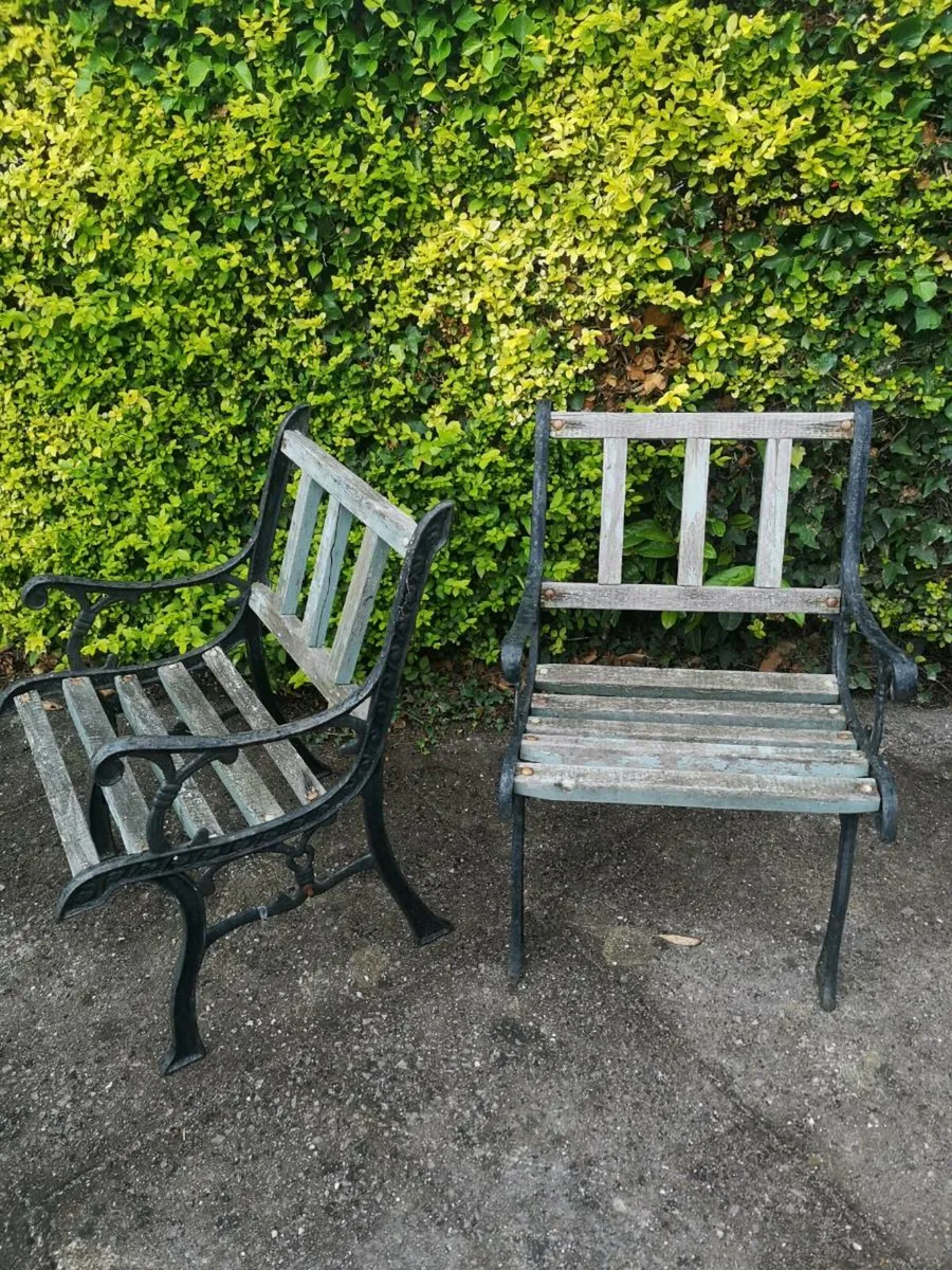 Cast iron chairs