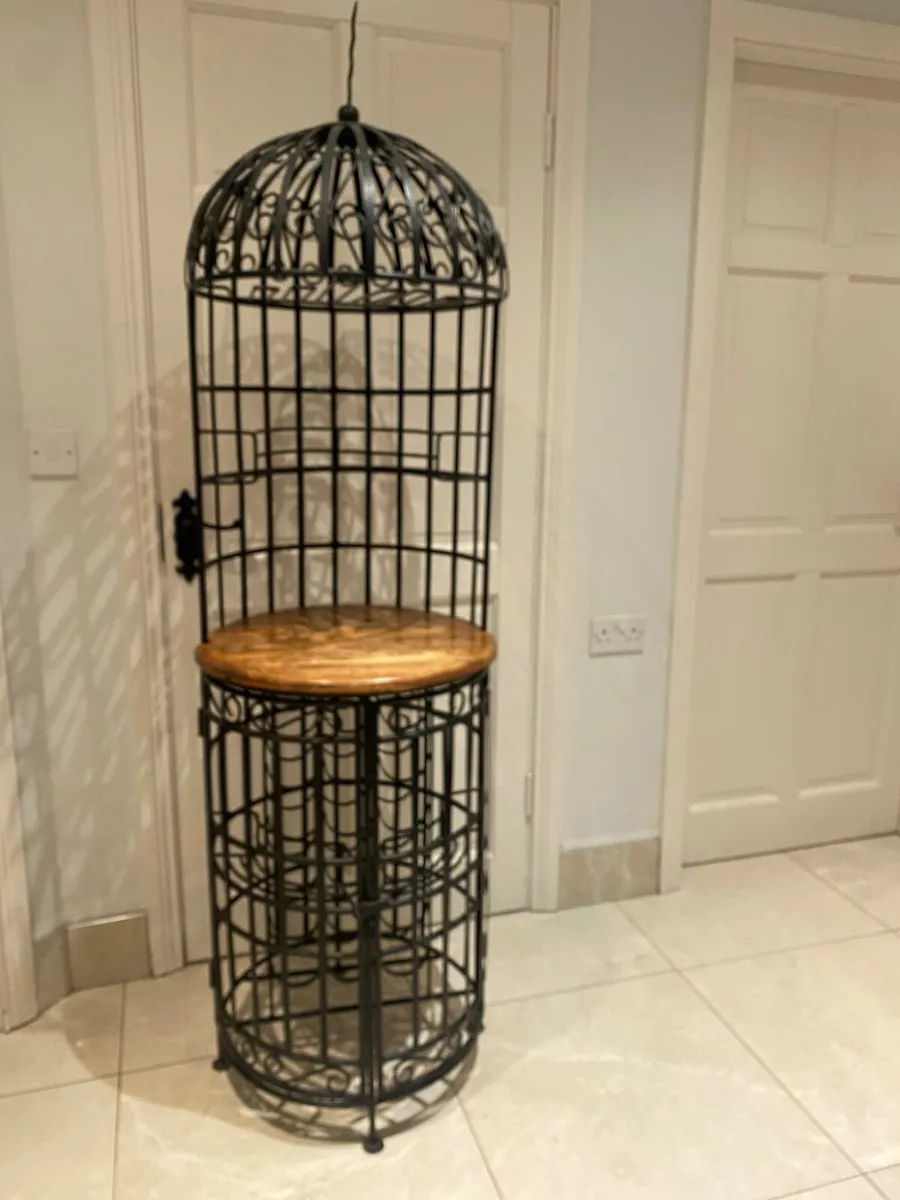 Wine Rack wrought iron - Image 2