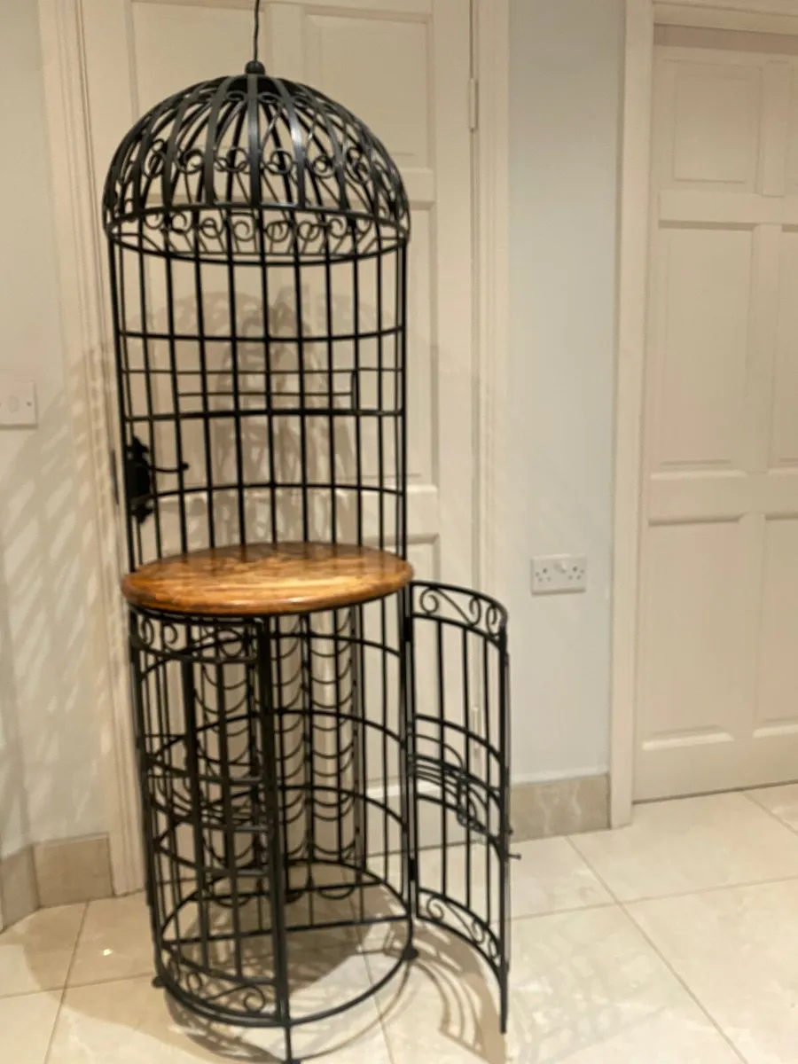 Wine Rack wrought iron - Image 3