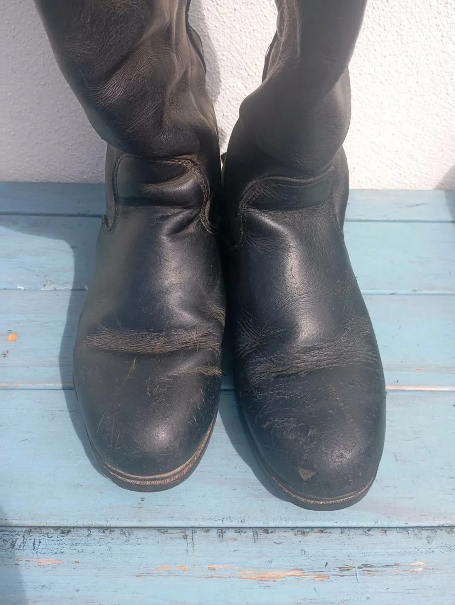 Leather Riding Boots - Image 2