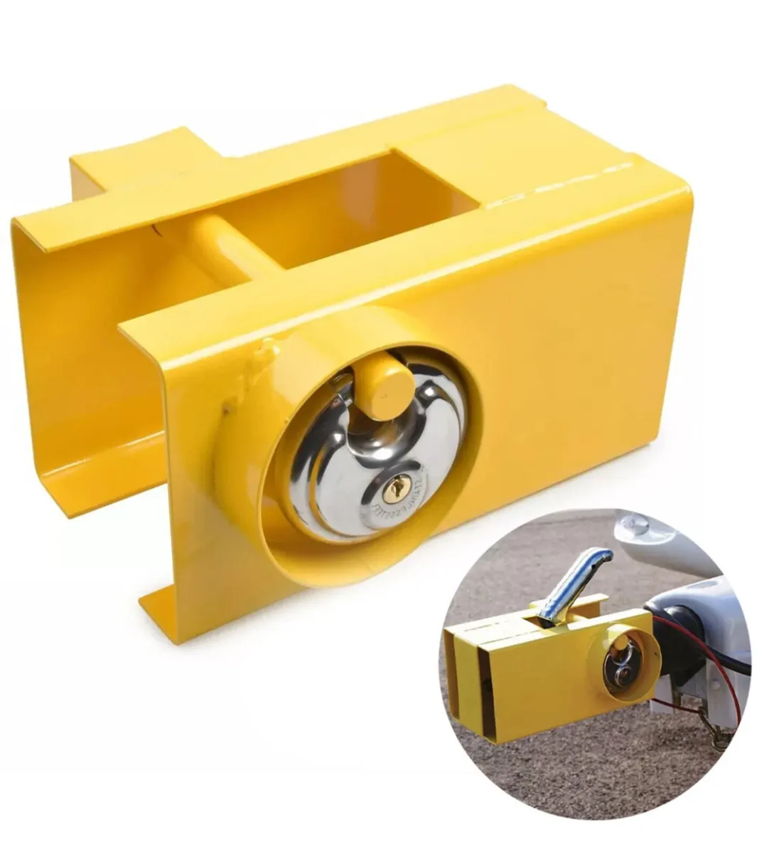 Coupling Hitch Lock Trailer Caravan Padlock - Image 4