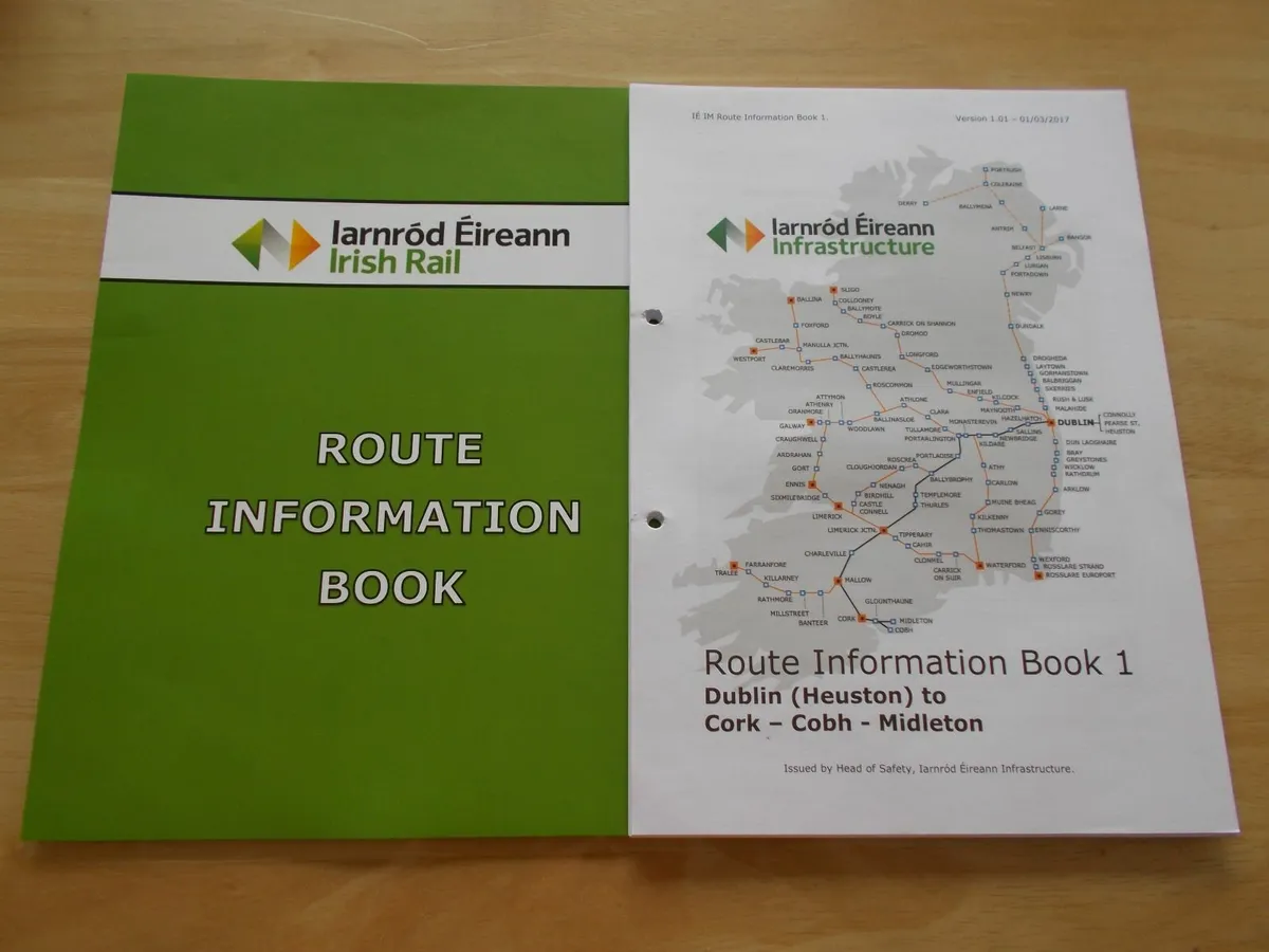 Iarnrod Eireann Route Information Book - Image 2