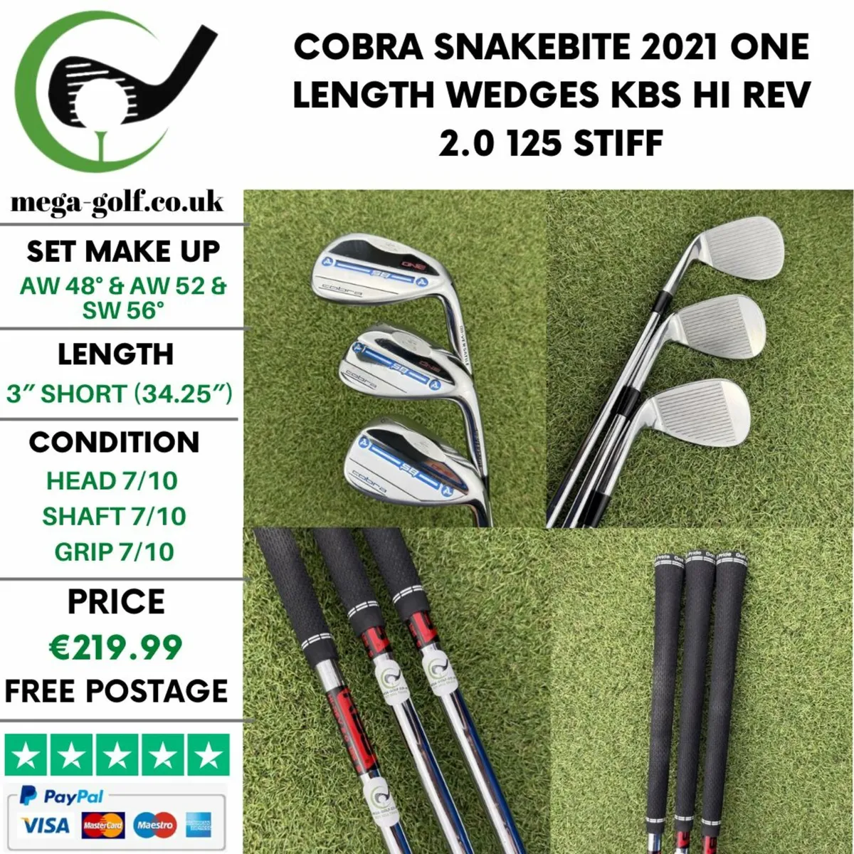 COBRA SNAKEBITE 2021 ONE LENGTH WEDGES - Image 1