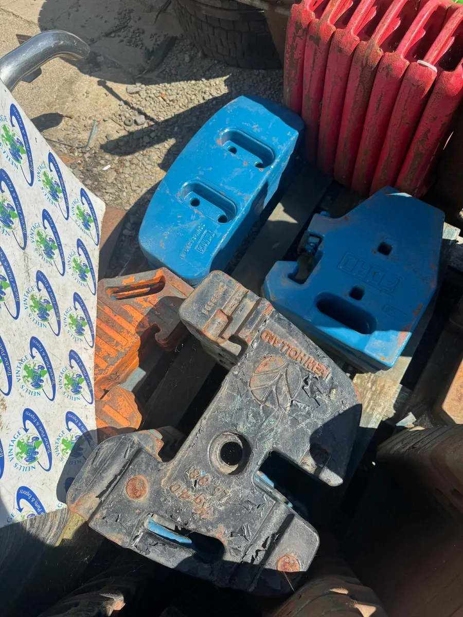 Large Selection of Tractor Weights - Image 3