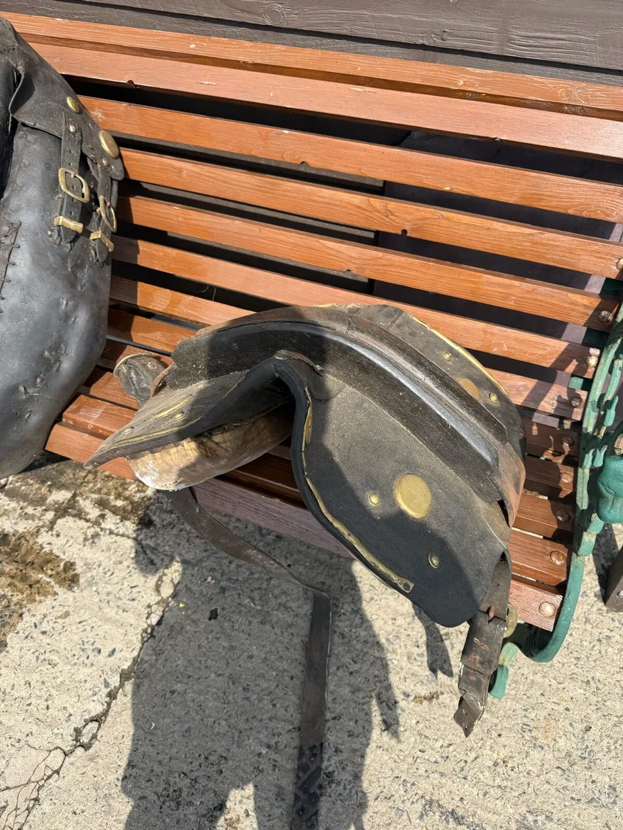 Horse cart equipment vintage - Image 2