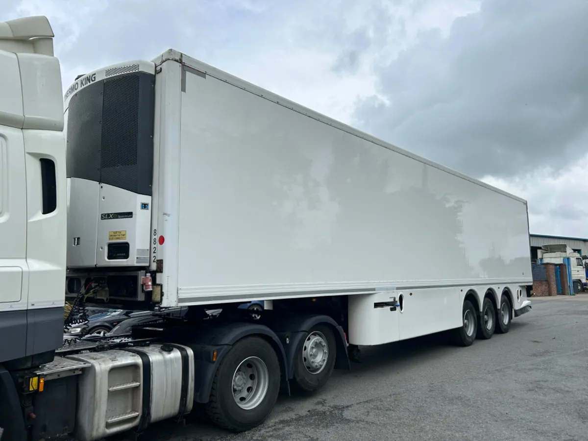 2014 dual evap fridge trailer with barn doors - Image 1