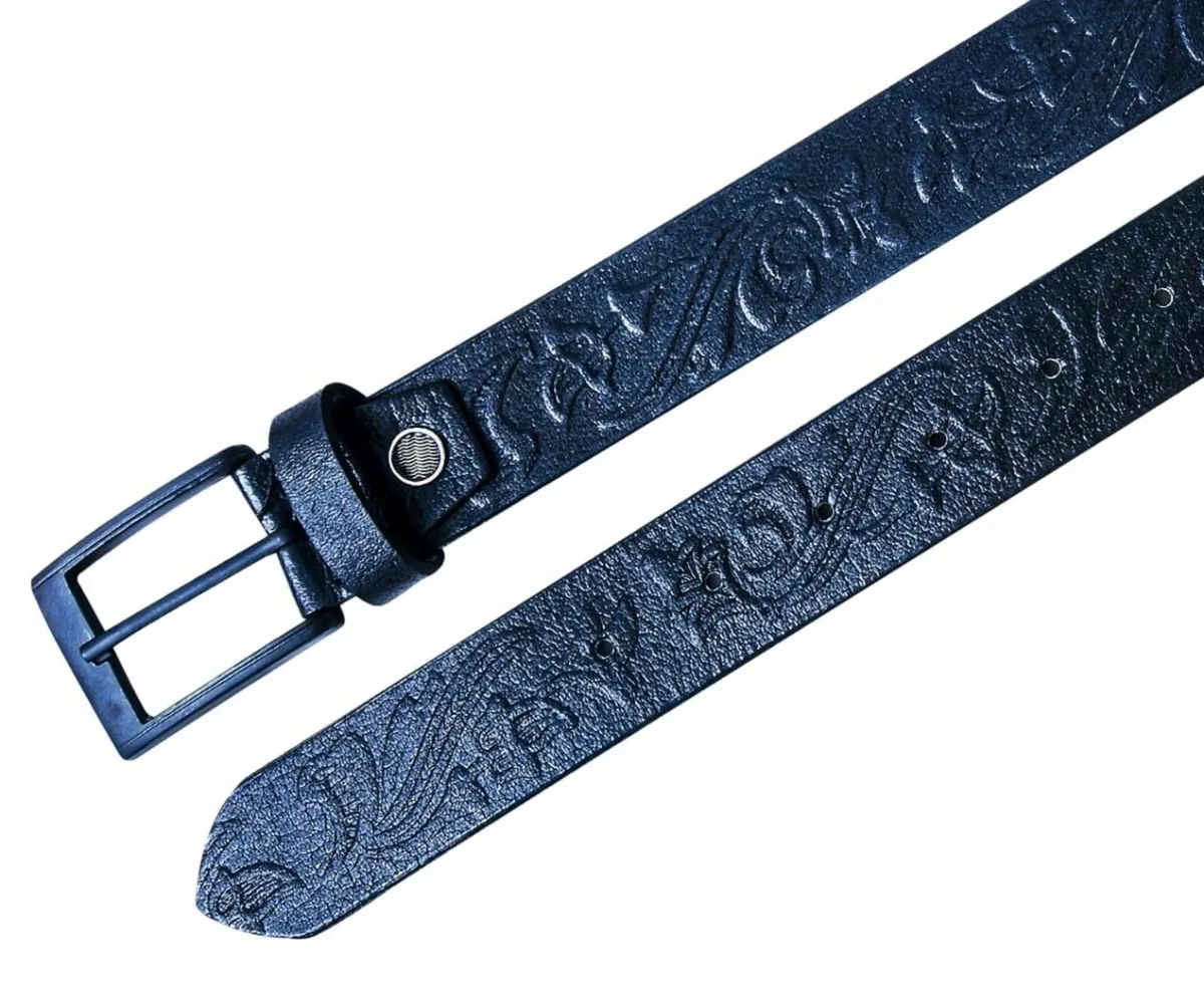 Leather Belt for Men – Handmade Everyday Belt - Image 2