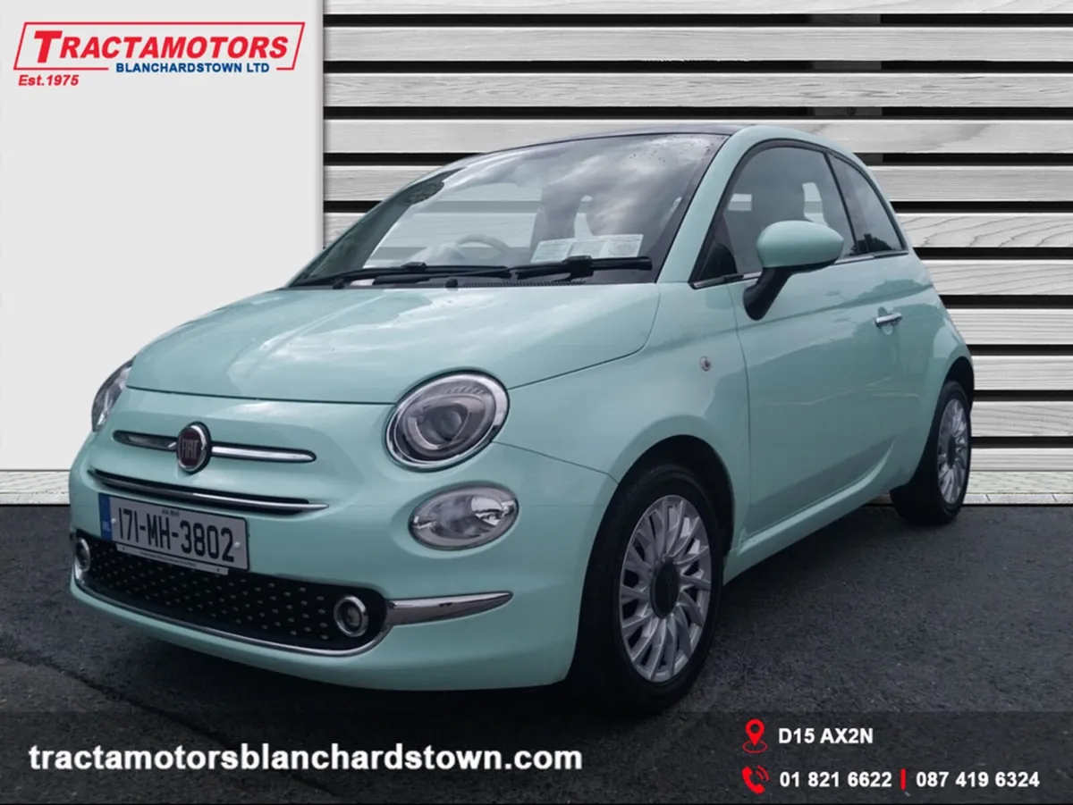 Fiat 500 1.2 LOUNGE 69BHP 3DR AUTO - Image 1