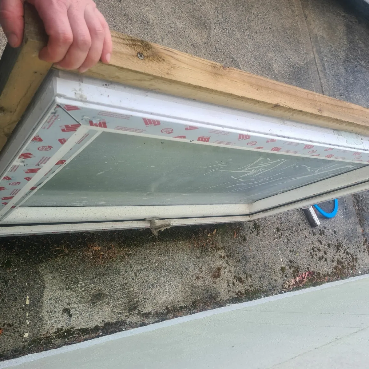 Frosted window anthracite grey - Image 3