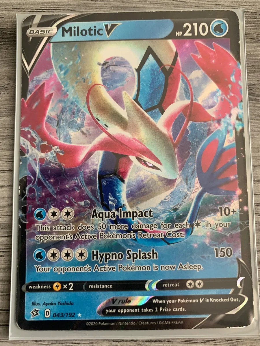 Boltund V full art V  Drapion V 106/185 Milotic V - Image 3