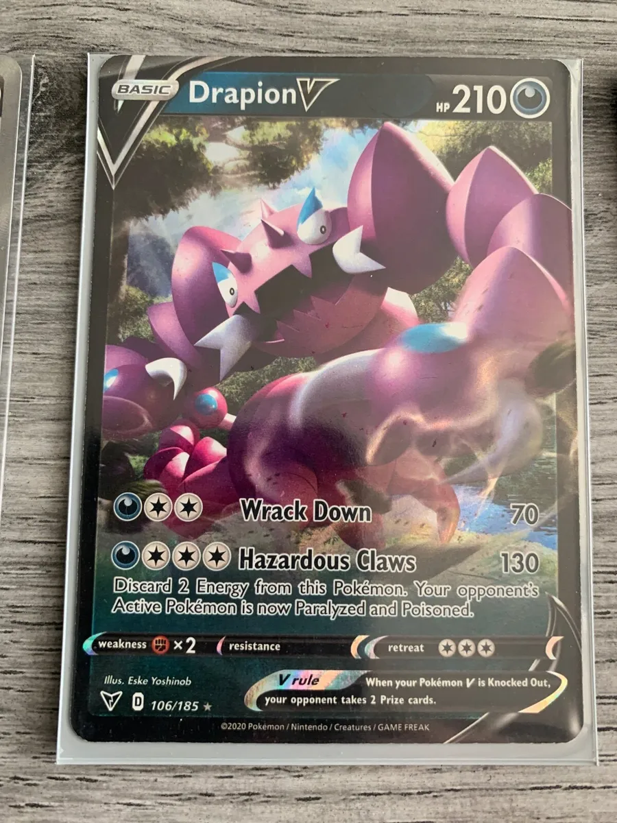 Boltund V full art V  Drapion V 106/185 Milotic V - Image 4