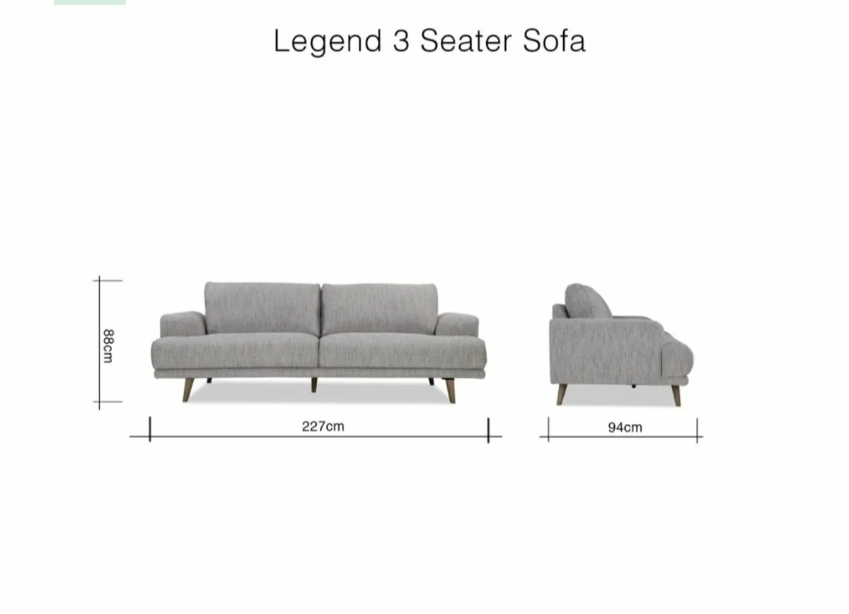 Ez living legend three seater - Image 3