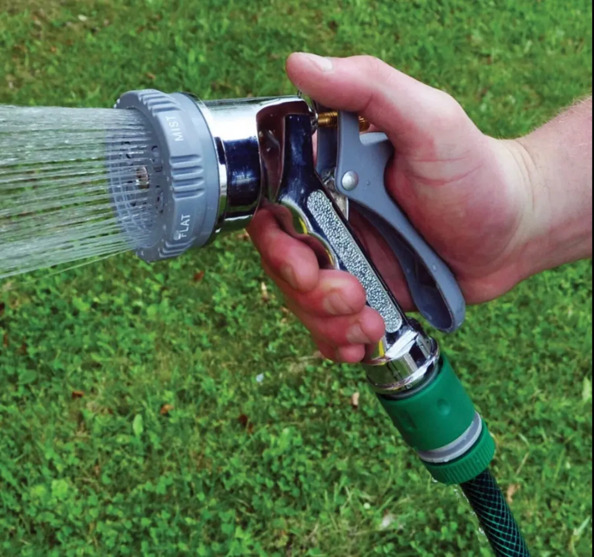 6 Dial Metal Spray Gun Multi Pattern Water Sprayer - Image 1
