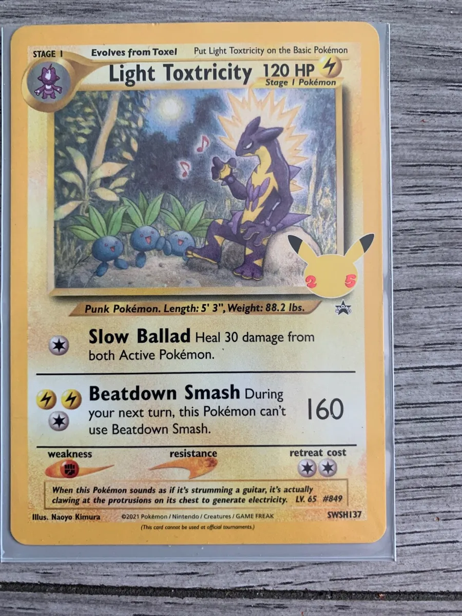 Beedrill 71/108 Light Toxtricity 25 anniversary sw - Image 3