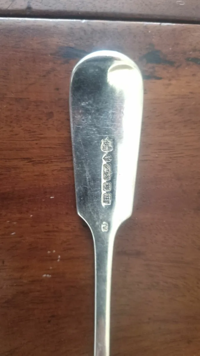 Six Sliver Desert Spoons Hallmarked - Image 2