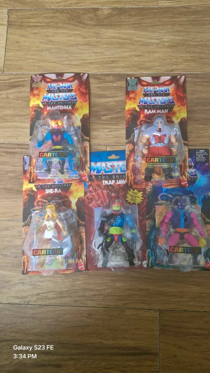 5 x masters of the Universe figures collection new - Image 1