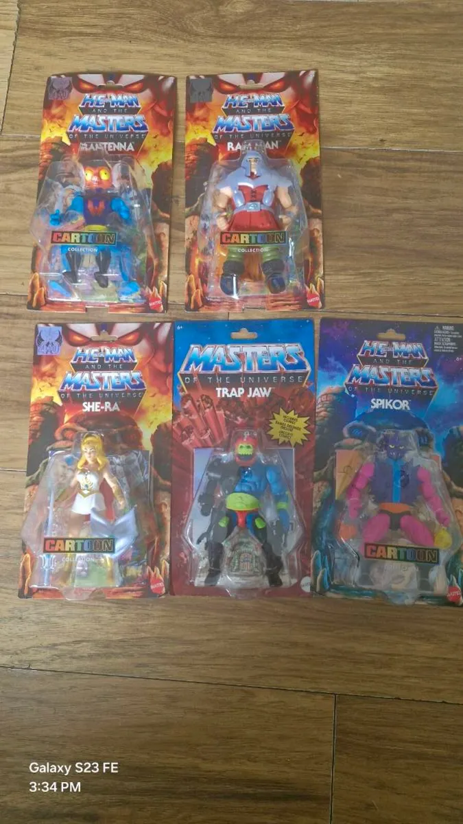 5 x masters of the Universe figures collection new - Image 2