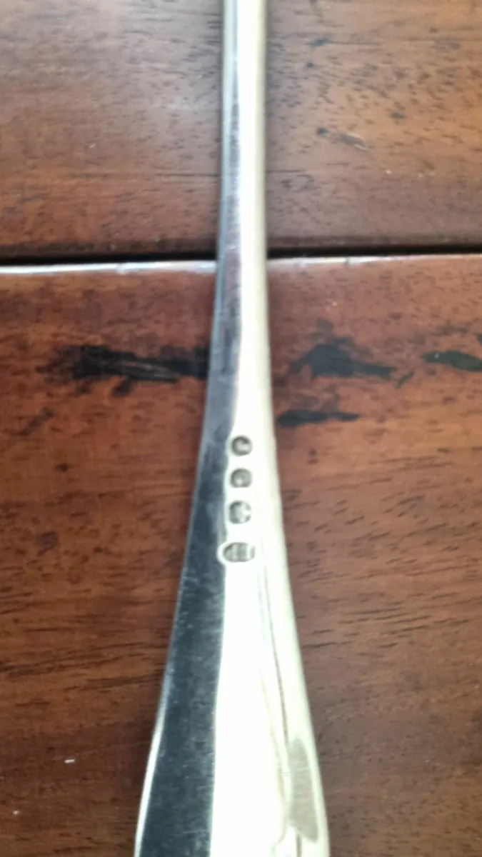 Sterling Siver Fruit Bowl Serving Spoons - Image 3