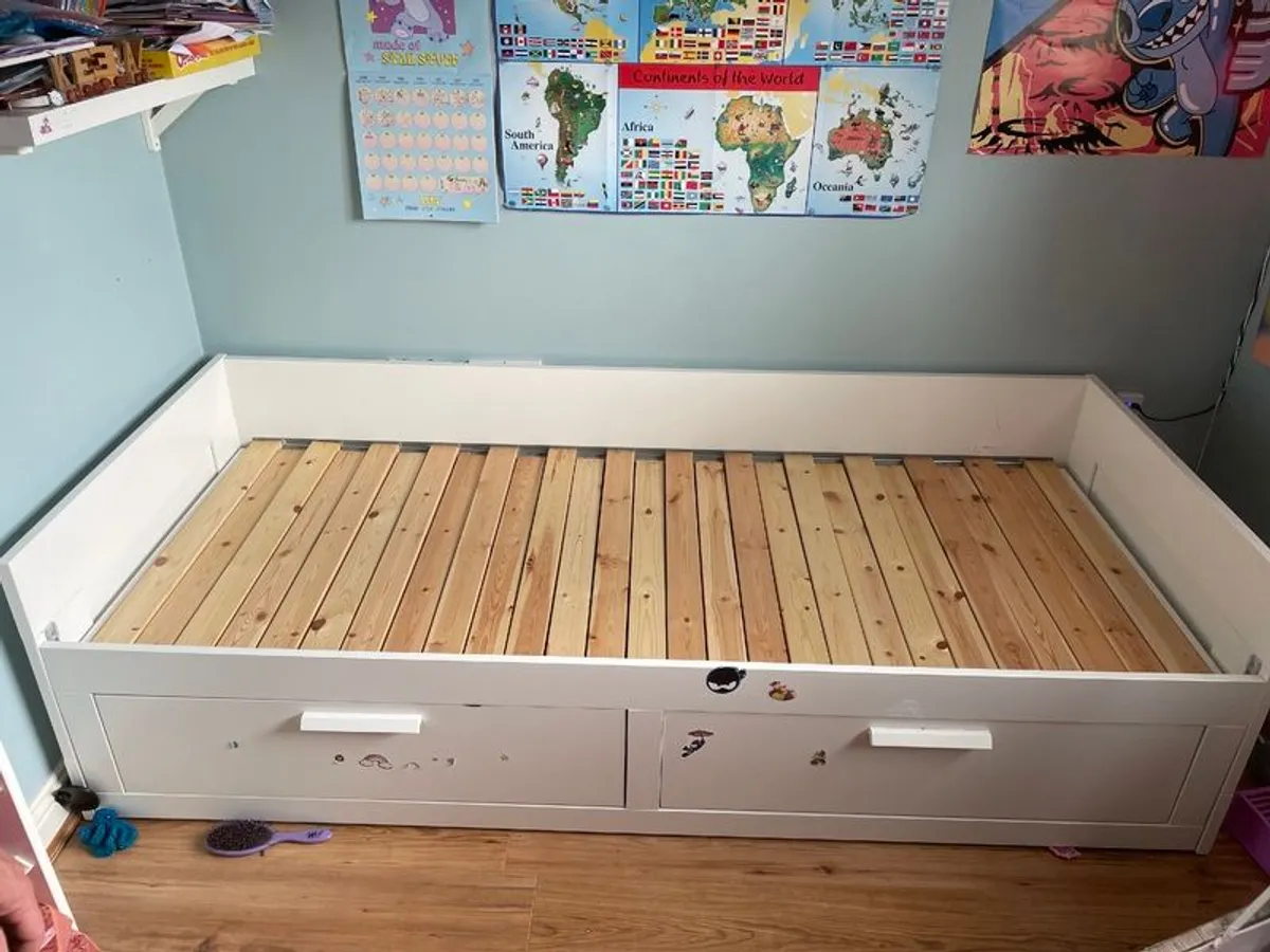 Bed with storage ikea Brimnes - Image 1