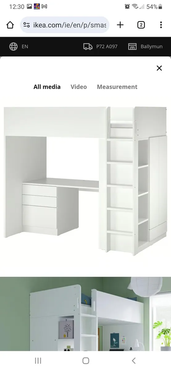 Ikea loft bed - Image 1