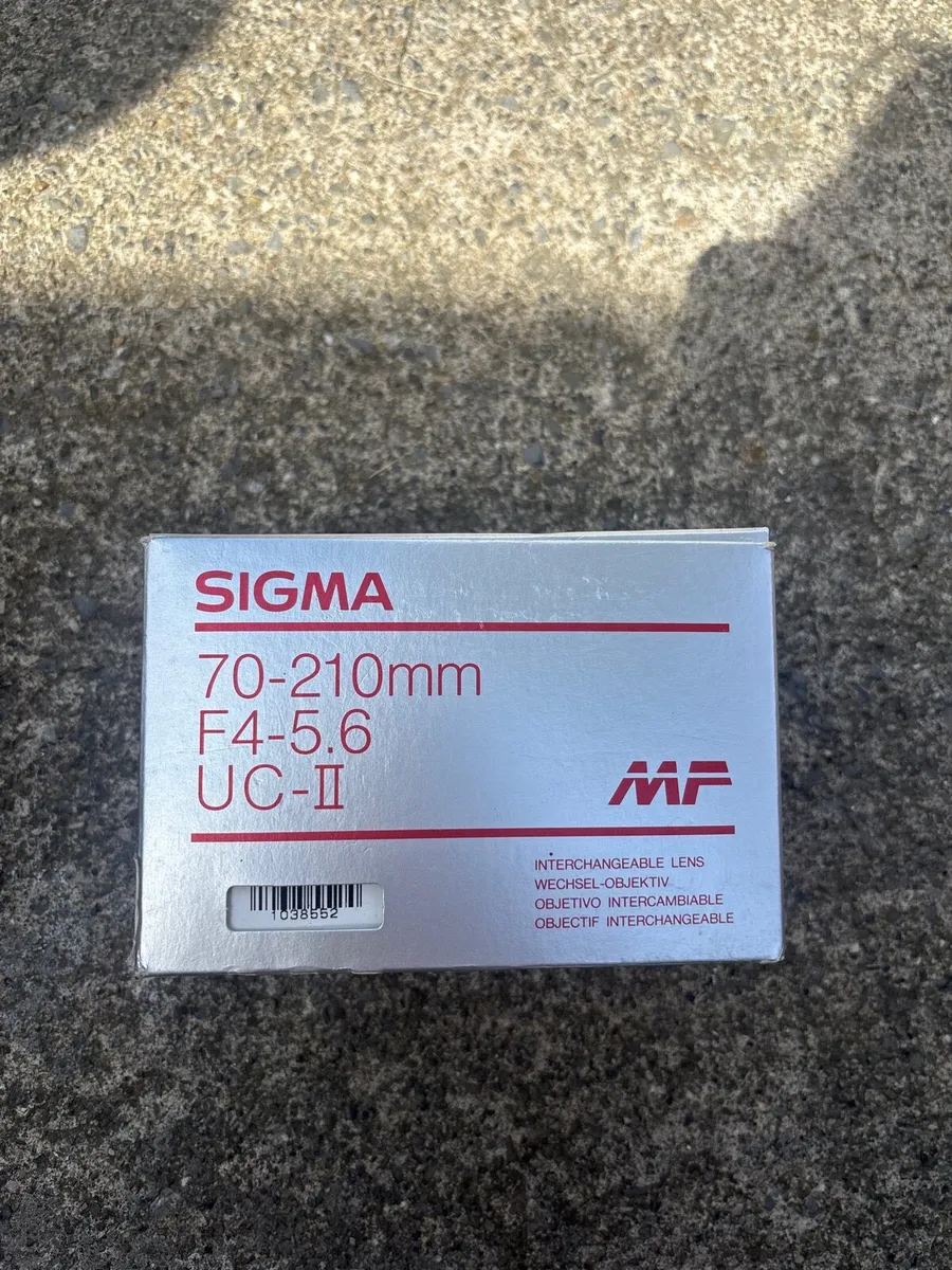 Sigma 70-210mm lens, F4-5.6, Nikon Manual Focus - Image 1
