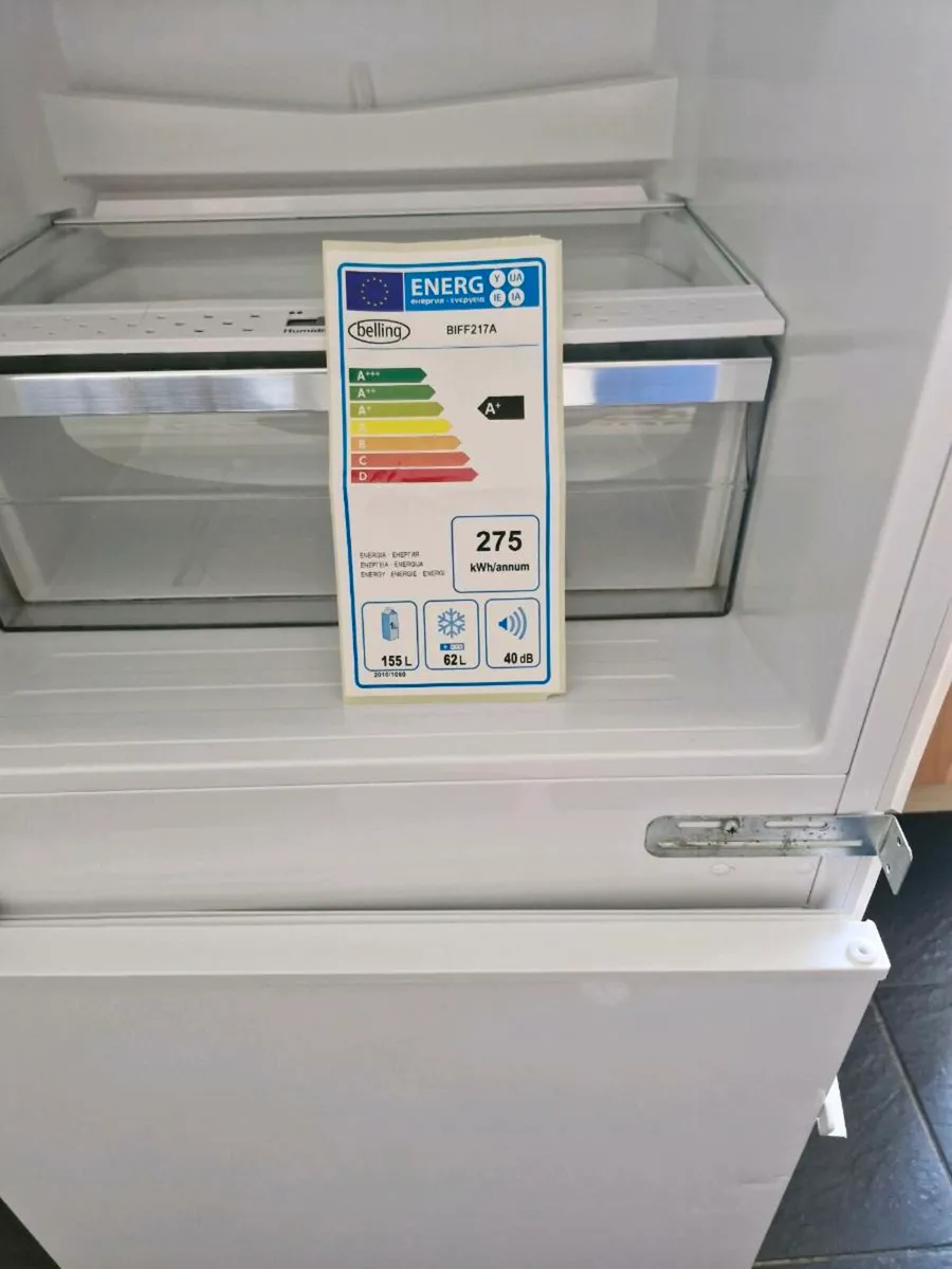 Fridge freezer 50/50 Belling integrated - Image 3