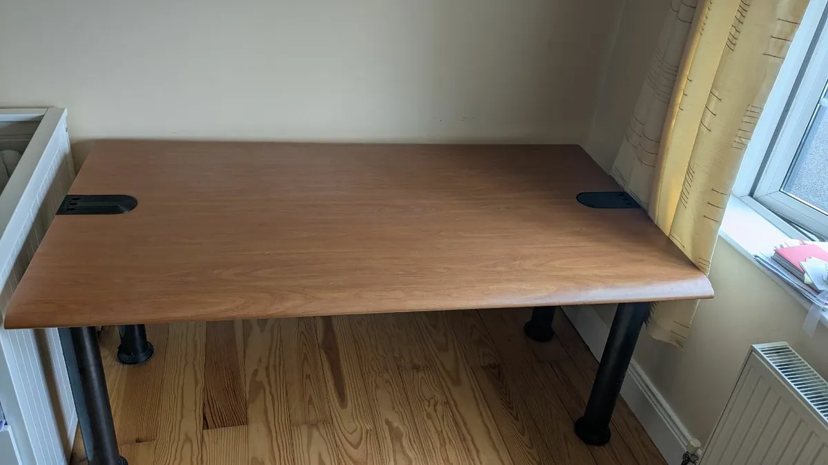 Solid Wood Office Desk - Image 1