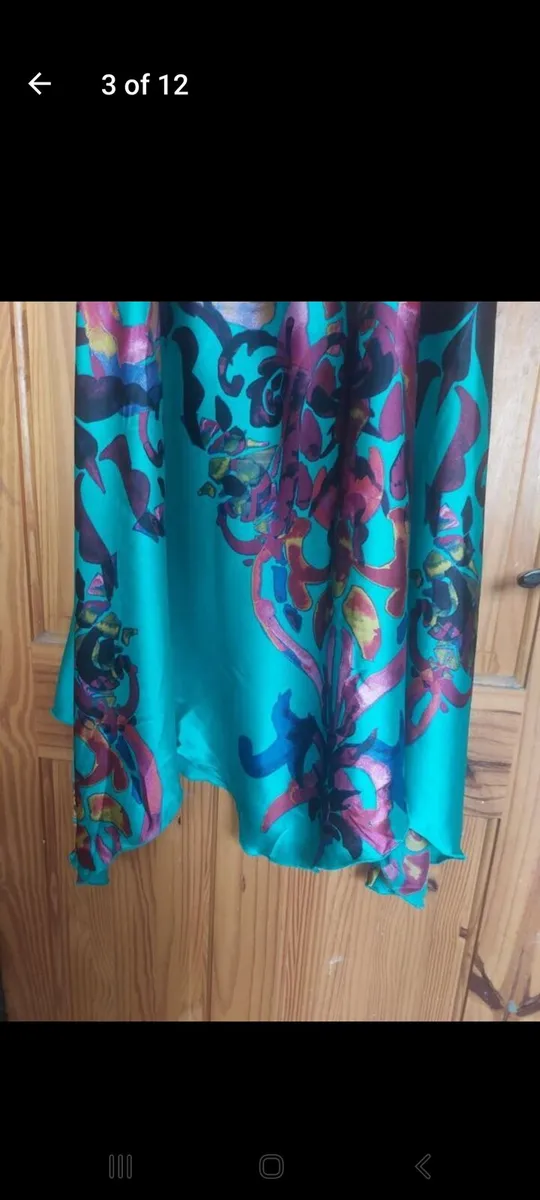 Villa green hankerchief dress (free post) - Image 3