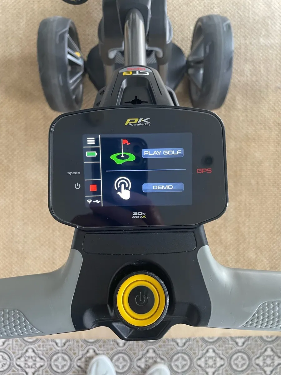 CT8 Powacaddy golf electric trolley - Image 1