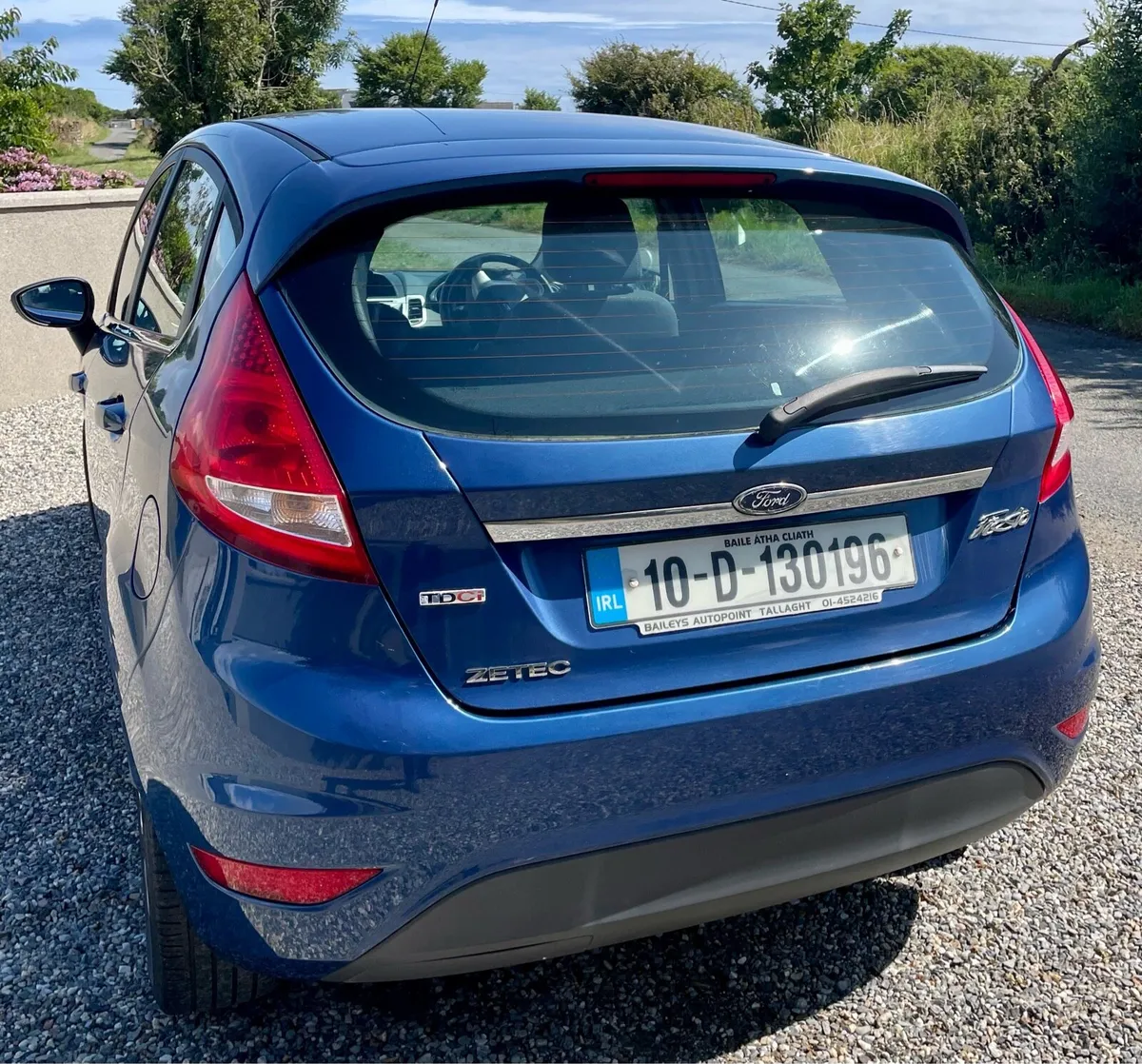 2010 Ford Fiesta Blue - Image 4