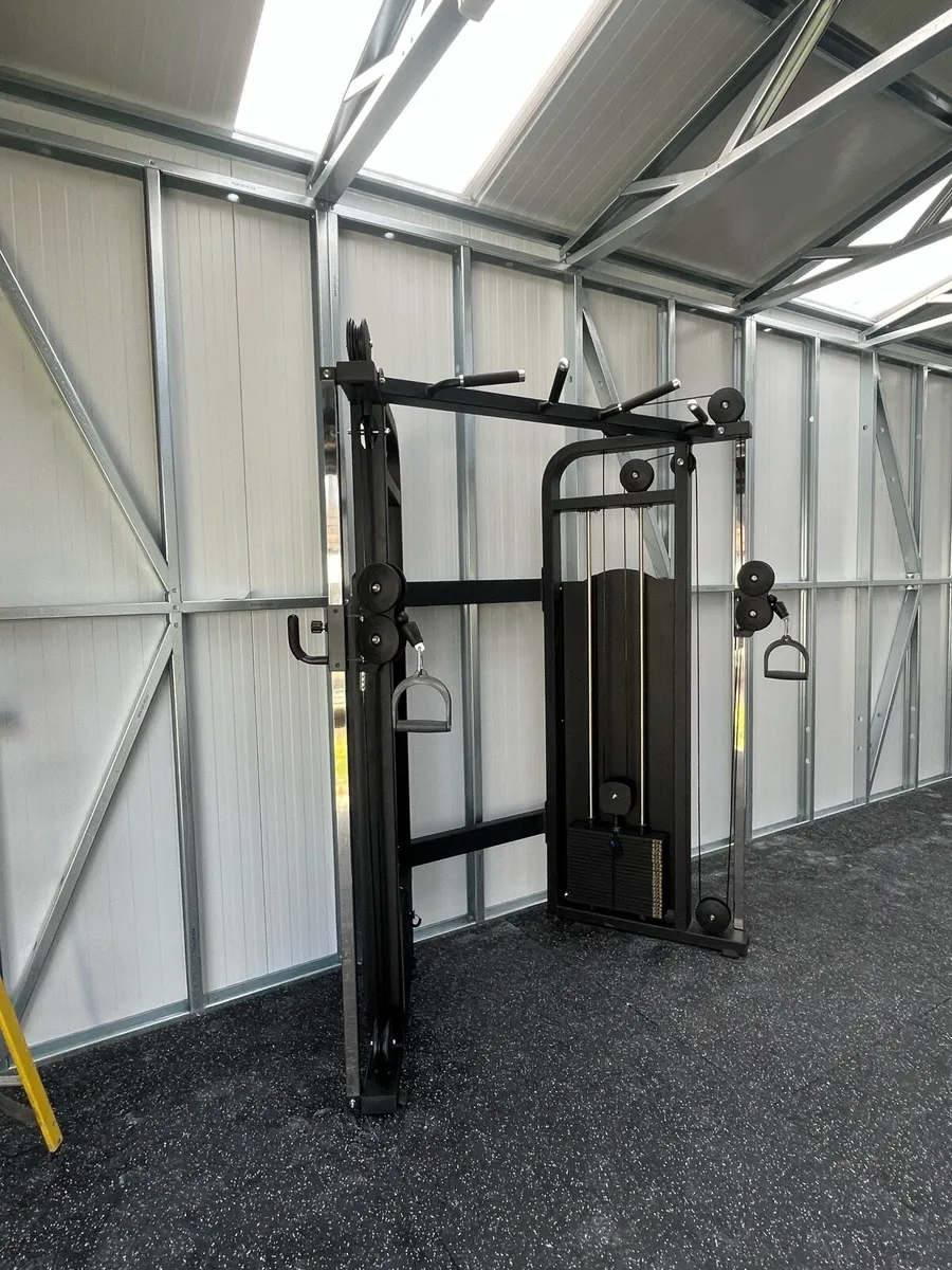 Duel adjustable pulley machines with 100kg stacks - Image 3