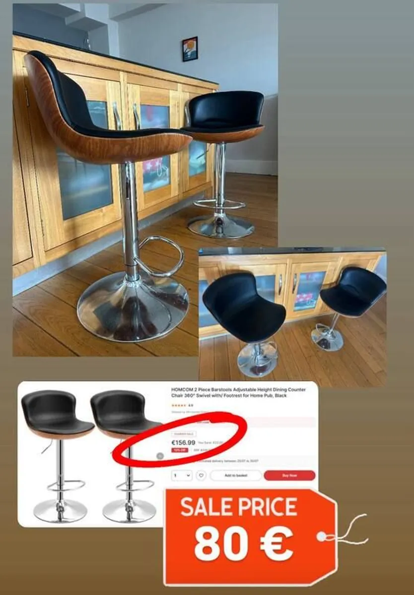 Bar stool set - Image 1