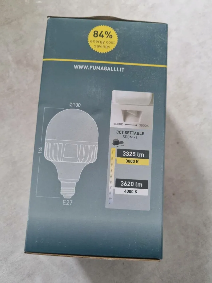 Fumagalli 30w LED e27 bulbs brand new - Image 3