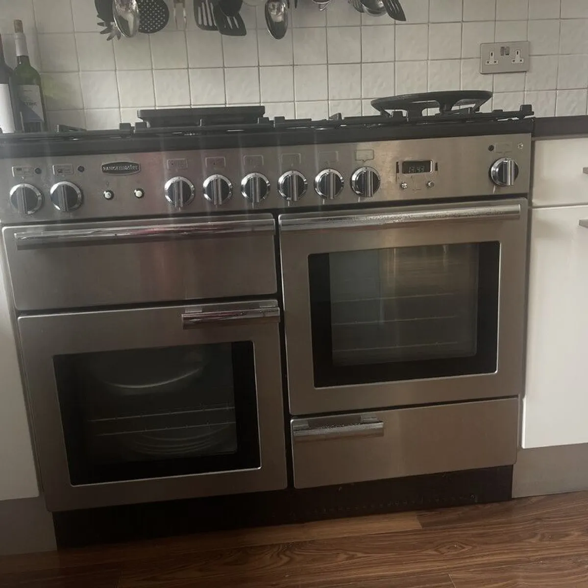 Rangemaster Professional + 110 Duel Fuel 6 Gas burner double oven - Image 1