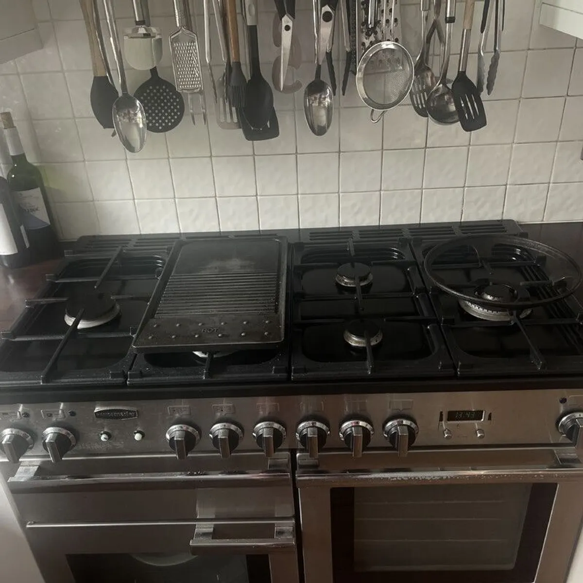 Rangemaster Professional + 110 Duel Fuel 6 Gas burner double oven - Image 3