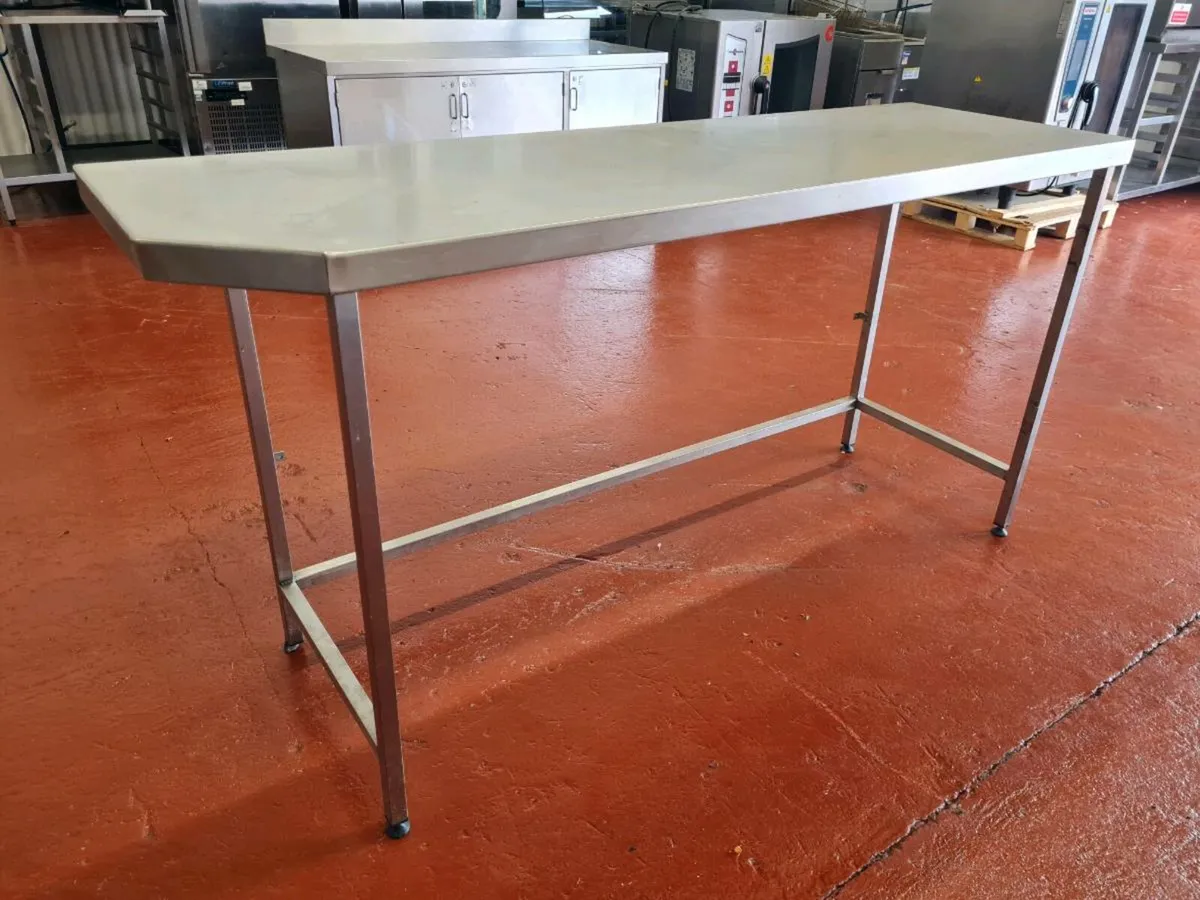 Stainless steel 3 Door Counter Table - Image 3