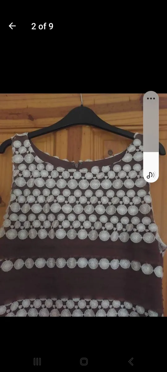 Phase Eight brown and cream lace dress (free post) - Image 2