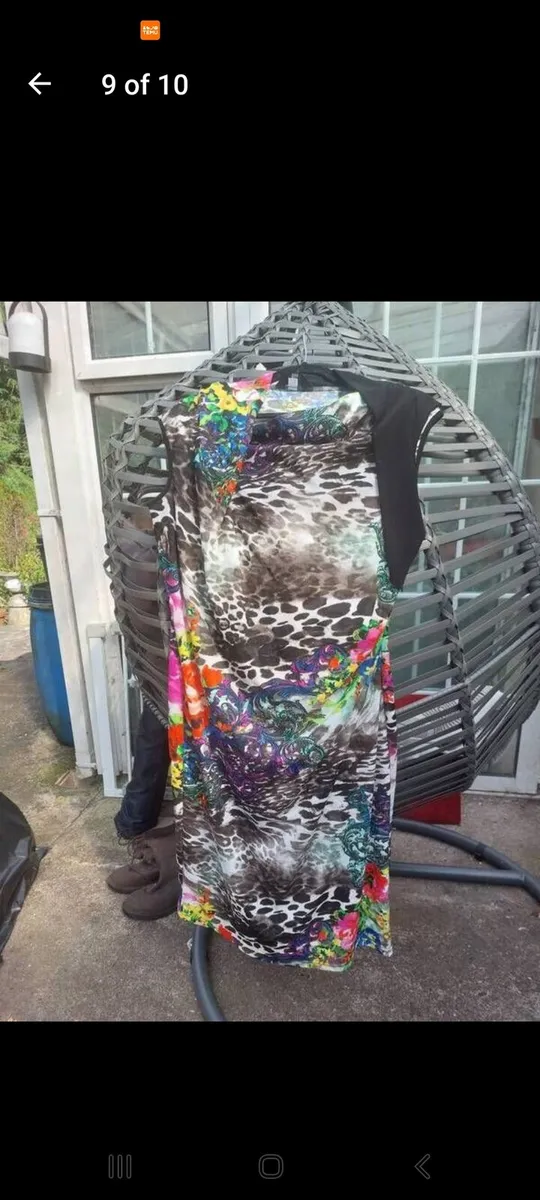 Tia multicoloured dress (free postage) - Image 2