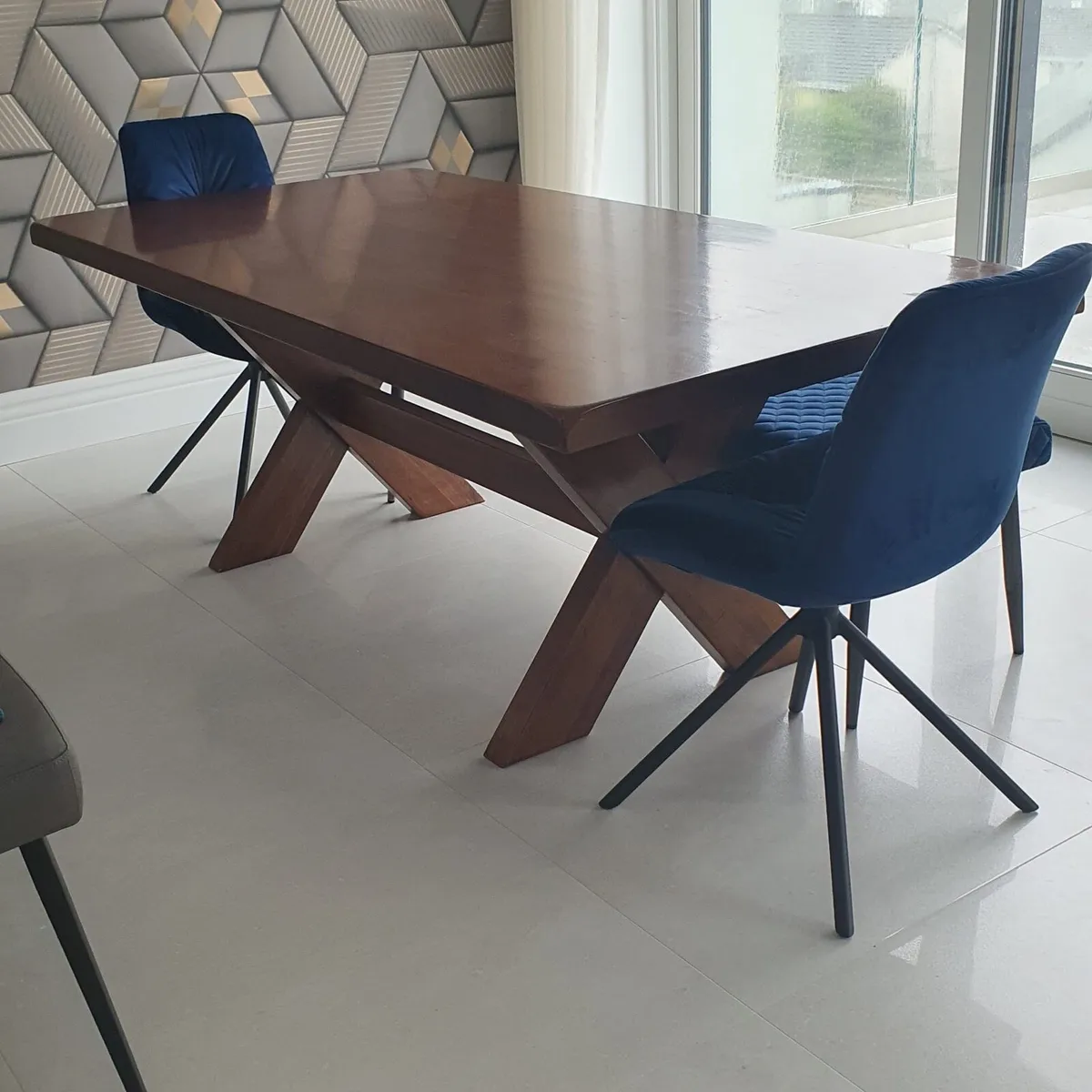 Solid Walnut Dining Table - Image 2