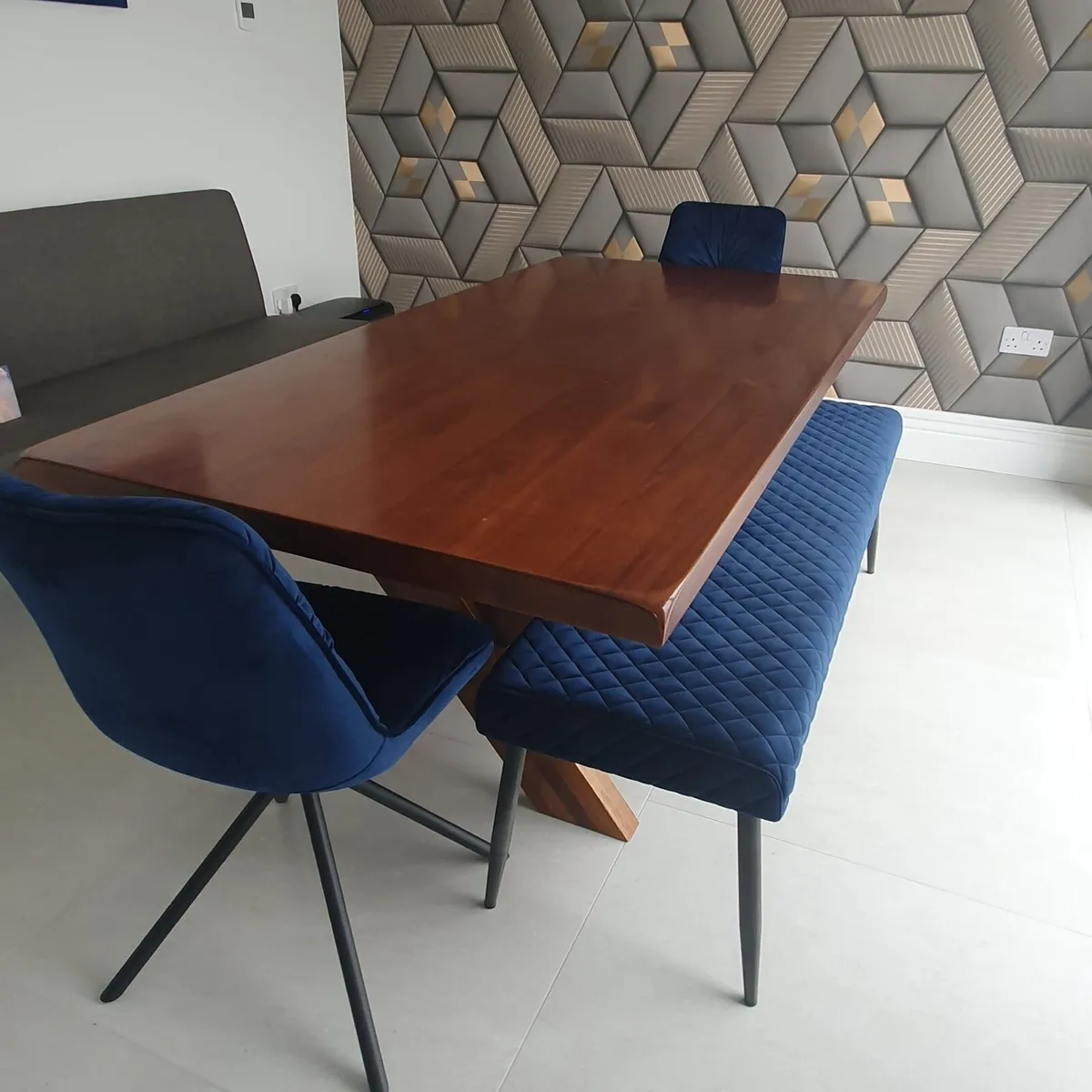 Solid Walnut Dining Table - Image 3