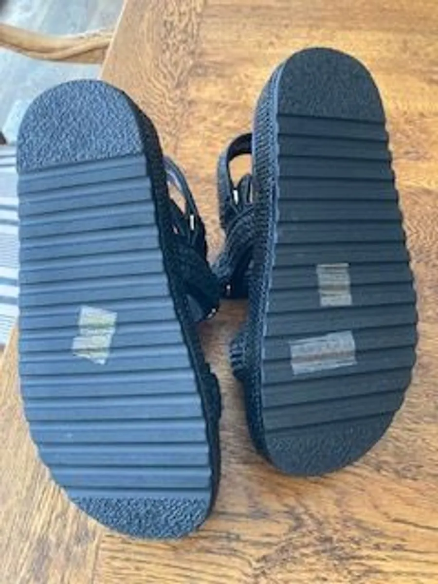 Steve Madden Black Sandals NEW - Image 4