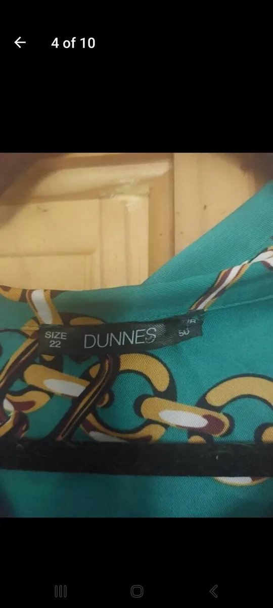 Green and gold chain print maxi dress (free post) - Image 4