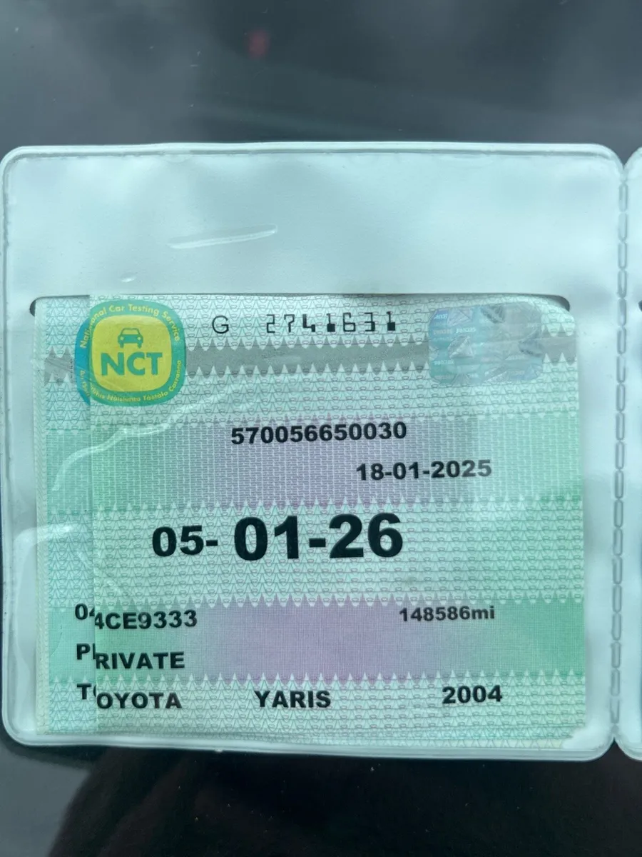 2004 Toyota Yaris 1.0  NCT 1/26   Tax 8/25 - Image 3