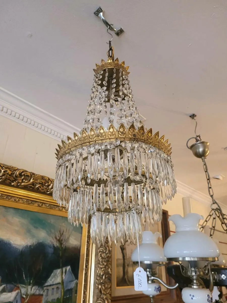 French crystal chandalier